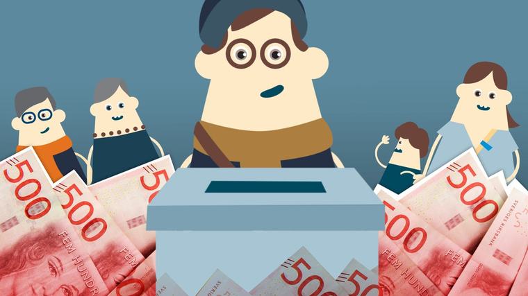 Pank pensionär eller stormrik överläkare? Så röstar du med plånboken