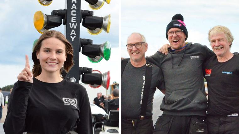 Direkt från prisutdelning till jobb – se när dragracingen avgörs