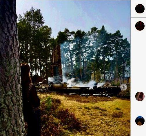 Katrin Zytomierskas fritidshus i Vaxholm brann ner