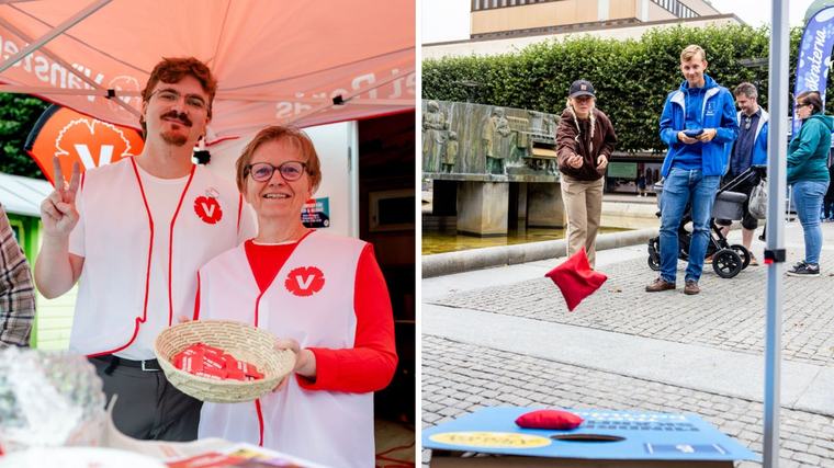 Så lockar partierna väljare – med solkräm och kondomer