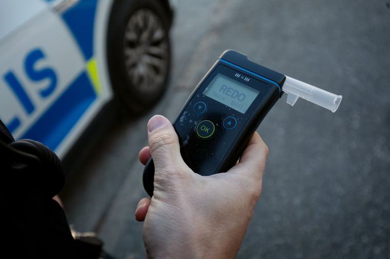 Stoppades i centrum – misstänkt för rattfylla