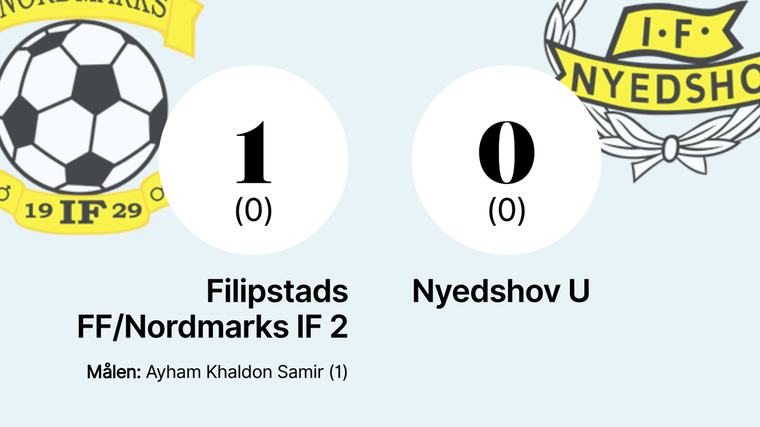Ayham Khaldon Samir matchhjälte för Filipstads FF/Nordmarks IF 2
