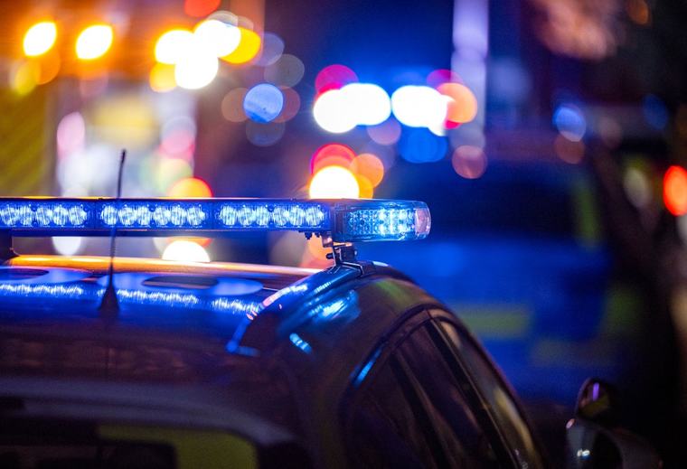 Älgolycka i kvällsmörkret – ambulans på plats