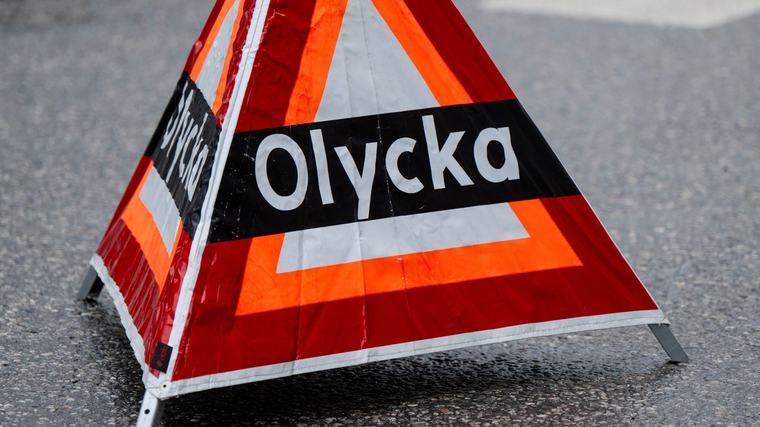 Trafikolycka på väg 87
