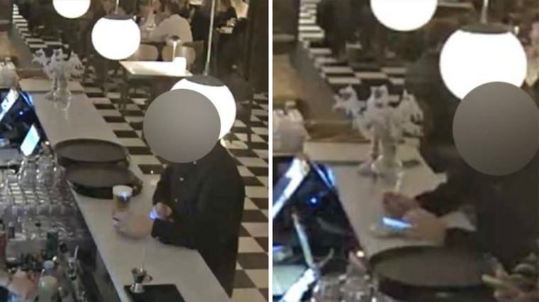 Fångas på film – betalar krogrundan med stulet bankkort
