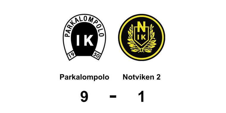 Parkalompolo utklassade Notviken 2