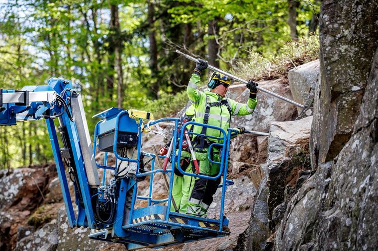 Ovanligt E22-arbete igång igen – fortsätter året ut