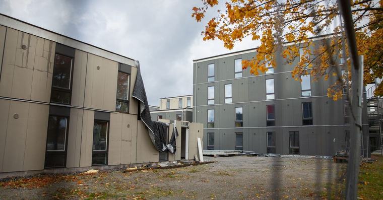 Modulbostäderna i Sätra töms – måste rivas