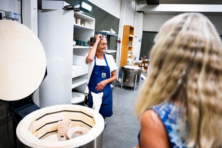 Nya keramikugnen går varm hos Höganäs makerspace