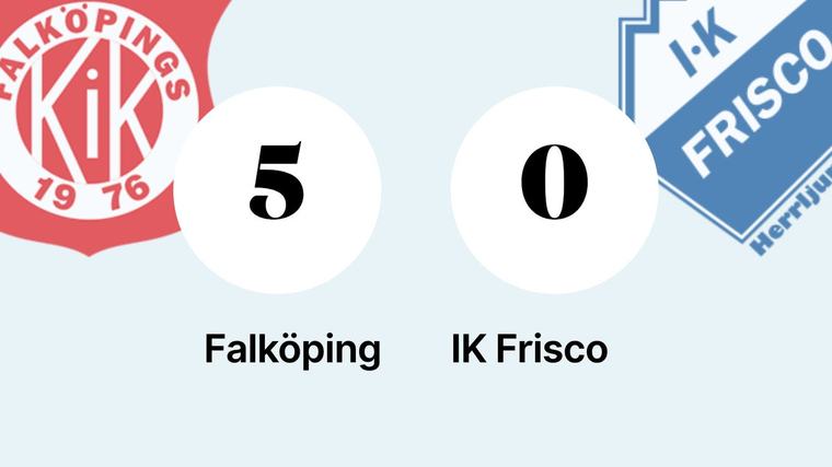 Tung förlust för IK Frisco mot Falköping