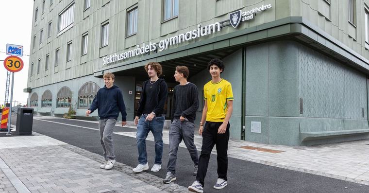 Kolla in i Stockholms nyaste gymnasium