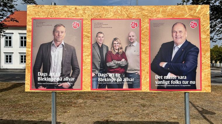 Sluta skräpa ner Ronneby med valaffischer