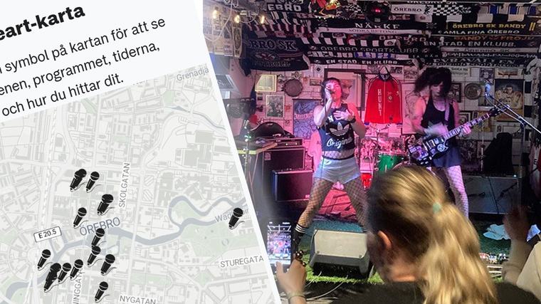 Live at heart-guide: Scenerna • banden • tiderna