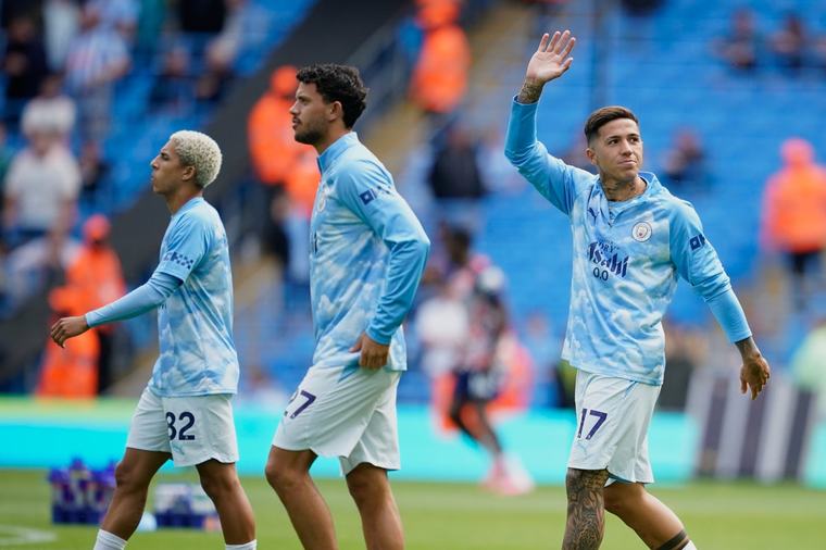 Man City tog tredje raka i rekordvärvningens debut