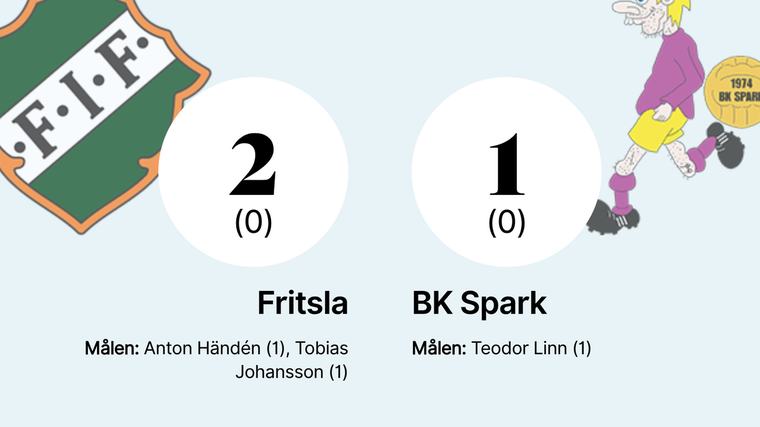 Fritsla besegrade BK Spark – avgjorde i andra halvlek