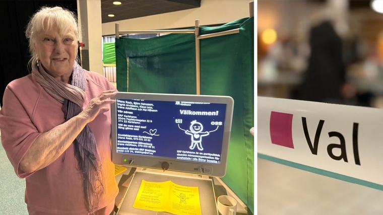 Unikt initiativ i Karlshamn: läs-tv gör vallokalen mer tillgänglig