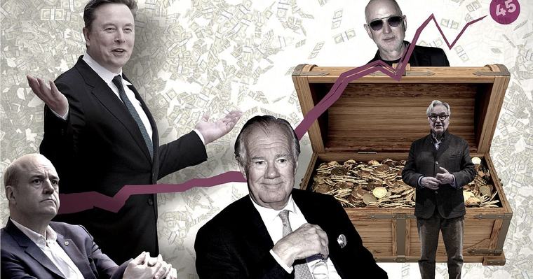 Foto: TT, AP Illustration: Alexander Rauscher ”Sverige har lägre skatt än USA – för superrika” Ekonomiprofessor: Svenska miljardärer betalar 14 procent i skatt • ”Marxistisk syn.”