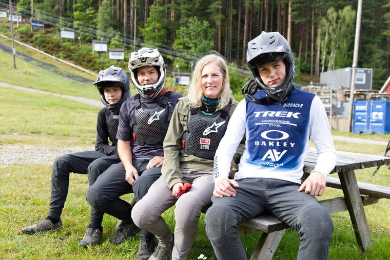 Familjen som inte gillar att bromsa: ”Då går det väldigt fort”