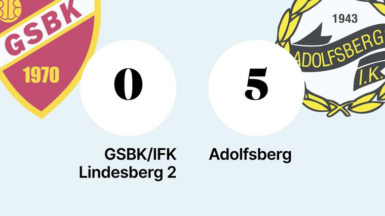 Seger för Adolfsberg i toppmötet med GSBK/IFK Lindesberg 2