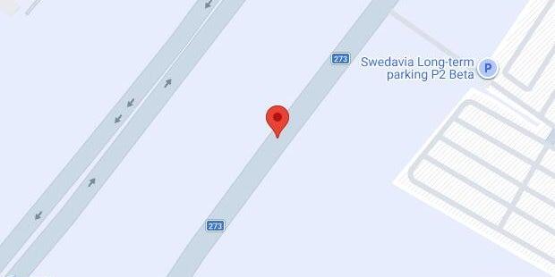 Grus skapar fara på väg 273