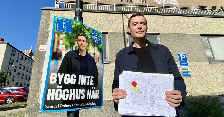 Här vill KD sätta stopp för tolvvåningshus i centrum