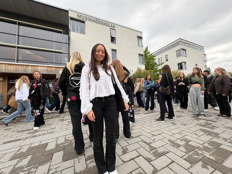 Agnes, 19 – en av Örebros nya universitetsstudenter