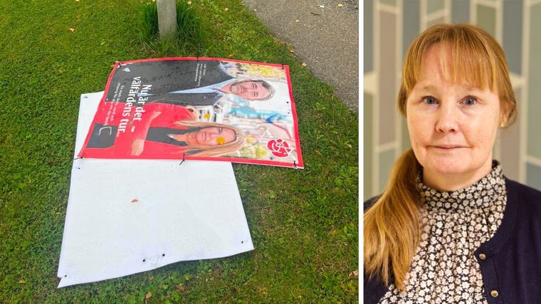 Valaffischer nedrivna: ”Sjukt störigt”