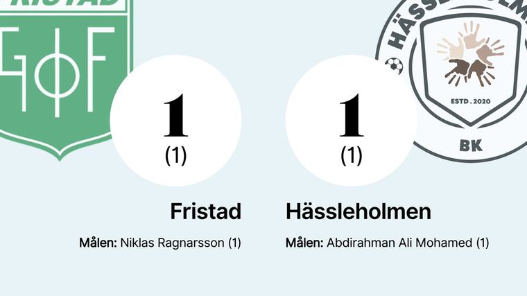 Poäng för Fristad mot Hässleholmen