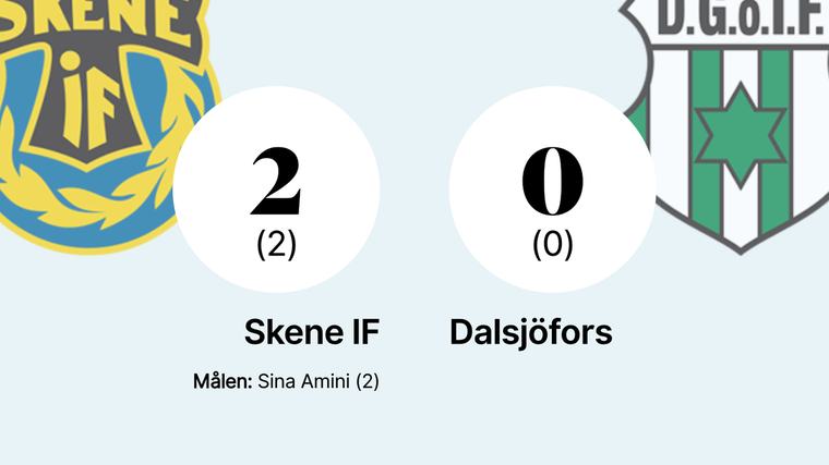 Seger för Skene IF mot Dalsjöfors